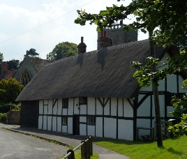 Tudor thatched cottage in East Hendred.