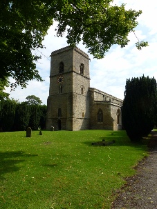 All Saints Church in the village of Sutton Courtenay. 